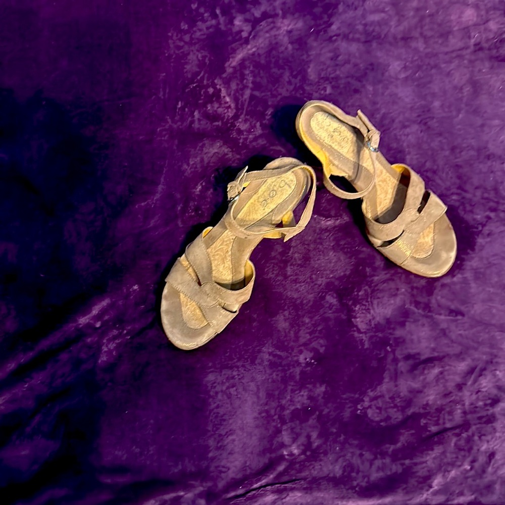 Gold BOC heels